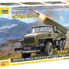 Zvezda 1/72 Scale Russian BM-21 Grad 1 Rocket Launcher model kit