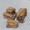 HFS 1/35 Stowage set #3 – WW2 British 'Boxes and tarps' 3 pce set