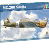 Italeri 1/48 scale WW2 Italian Macchi Mc.200 1a serie fighter aircraft model kit
