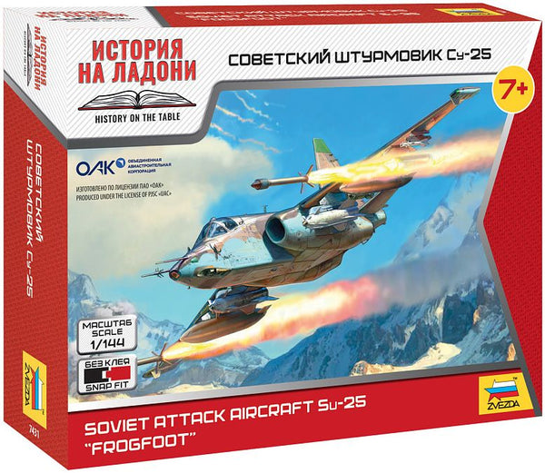 Zvezda 1/144 SU-25 Soviet Attack Aircraft Su-25 "Frogfoot"