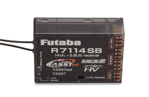 Futaba Receiver R7114SB (ERP) FASST/FASSTest Rx 2.4GHz
