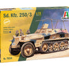 Italeri 1/72 WW2 German  SDKFZ 250/3 Greif halftrack armoured car model kit