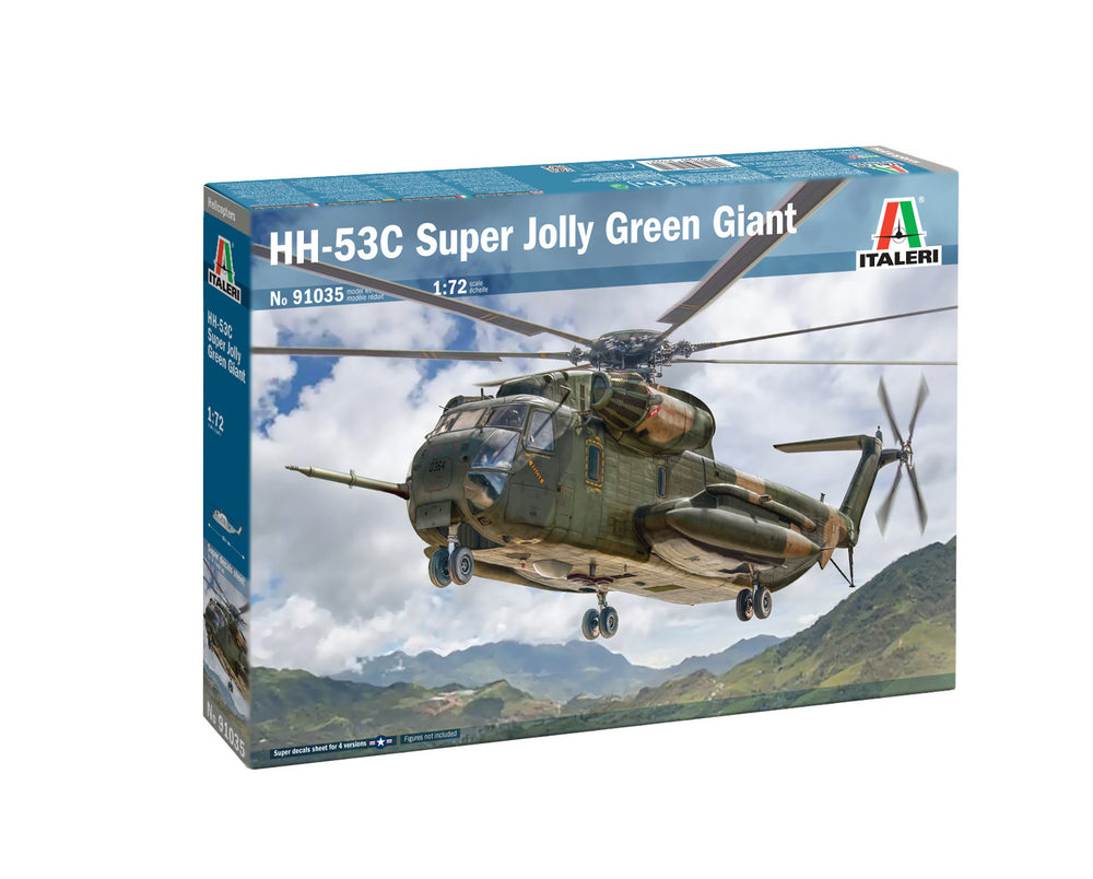 Italeri 1/72 scale HH-53C Super Jolly Green Giant Aircraft model kit