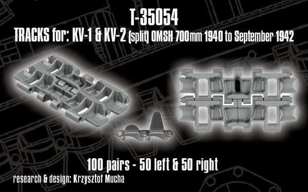 Quick Tracks 1/35 scale WW2 track upgrade U.S. Medium Tank M26 (T26E3) Pershing, type T82