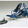 TAMIYA 1/48 Scale AIRCRAFT WW2 USN VOUGHT F4U-1D CORSAIR WITH MOTO TUG