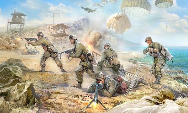 ZVEZDA 1/35 MILITARY WW2 German Paratroopers 1939-1942