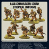 Warlord Games 28mm - Bolt Action WW2 German Fallschirmjager Squad (Tropical Uniform)