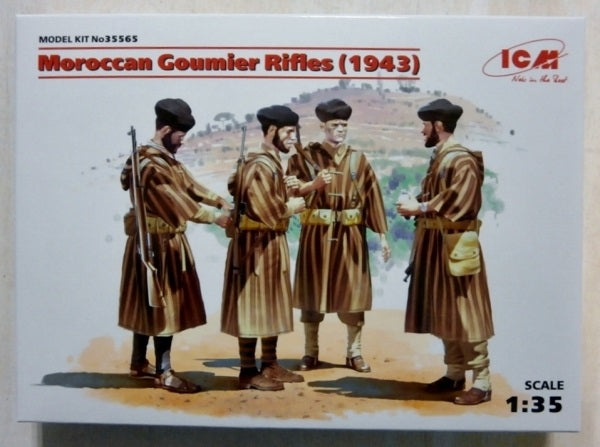 ICM 1/35 WW2 Moroccan Goumier Rifles (1943) (4 figures)