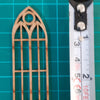 1/35 scale laser cut wooden Small Church windows (4 pcs)