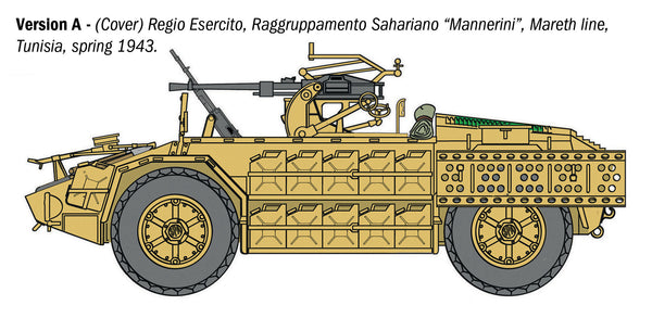 Italeri 1/35 WW2 Italian AS.42 Sahariana