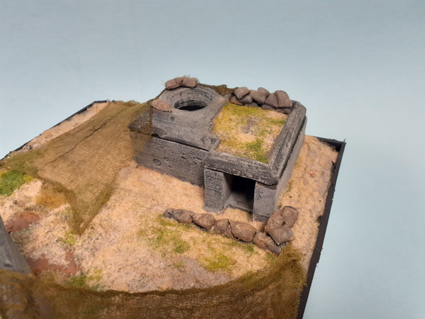 1/35 scale WW2 Bunker - Atlantic wall series #3 Tobruk style