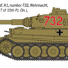 Italeri 1/35 scale MILITARY WW2 German Pz. Kpfw. VI Tiger I Ausf. E/H1 tank model kit