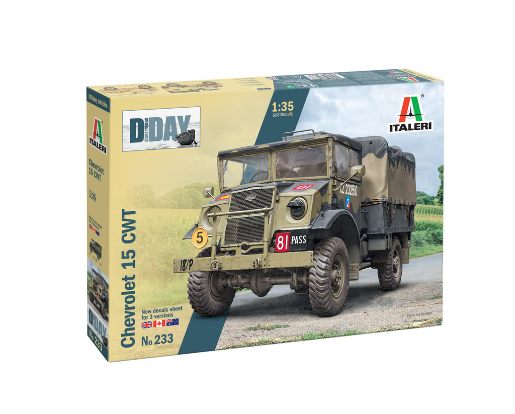 Italeri 1/35 WW2 Chevrolet 15 CWT truck model kit | Fields of Glory Models