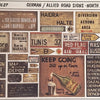 FoG Models 1/35 Allied / German Military signs North Africa diorama accessory