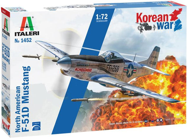 Italeri 1/72 F-51D Mustang “Korean War” plane aircraft model kit