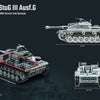 Build Army WW2 Brick building model kit StuG lll Ausf. G Tank Destroyer