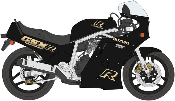 Hasegawa 1/12 Scale 1987 Suzuki GSX-R750(H) (GR71G) Black/Gold Edition Kit