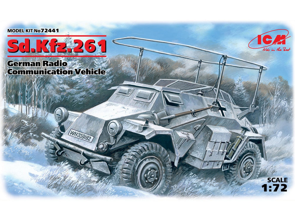 ICM 1/72 WW2 Sd.Kfz.261, German Radio Communication Vehicle