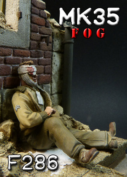 MK35 FoG models 1/35 scale resin figure WW2 US Wounded GI - Normandy June 1944