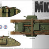 TAKOM 1/35 WWI Heavy Battle Tank Mk V