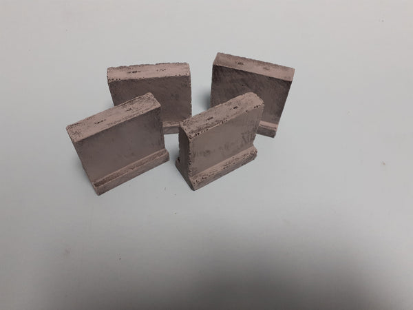 FoG Models 1/35 High Concrete wall sections #2 (4 pcs)