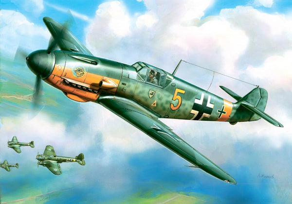 ZVEZDA 1/48 scale MILITARY AIR WW2 German Messerschmitt Bf-109 F2/F4
