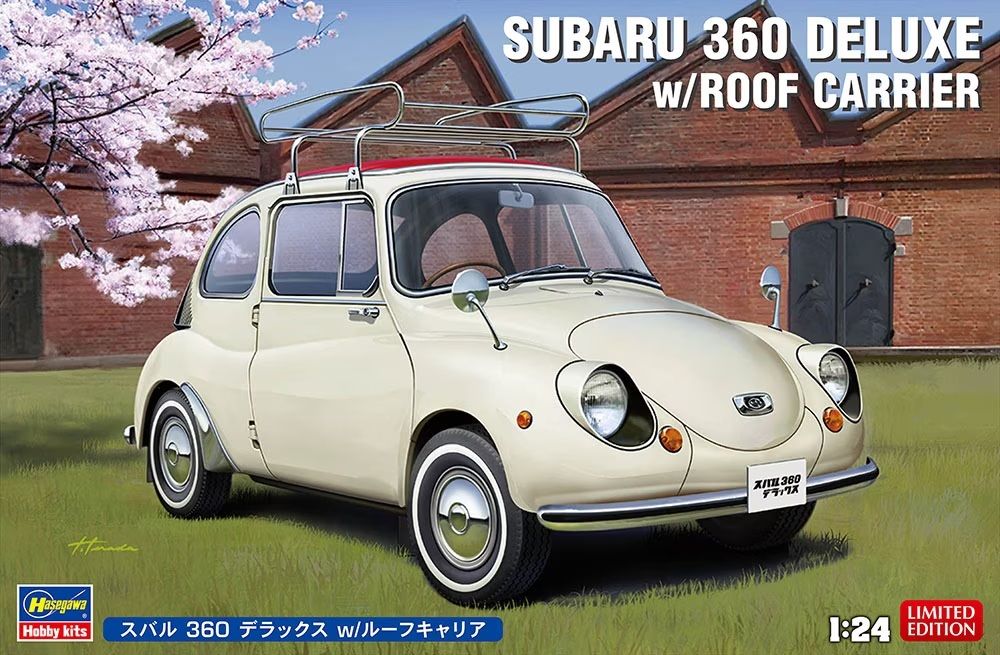 HASEGAWA 1:24 Subaru 360 Deluxe with Roof Carrier