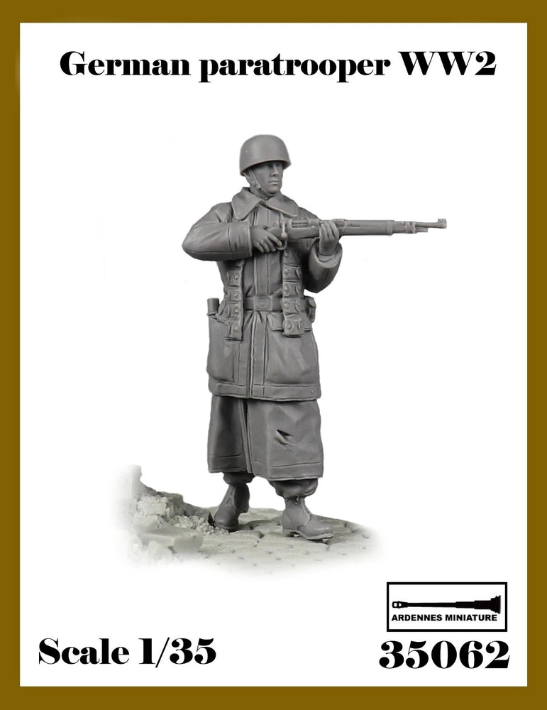 ARDENNES MINIATURE 1/35 WW2 German paratrooper WW2 #3