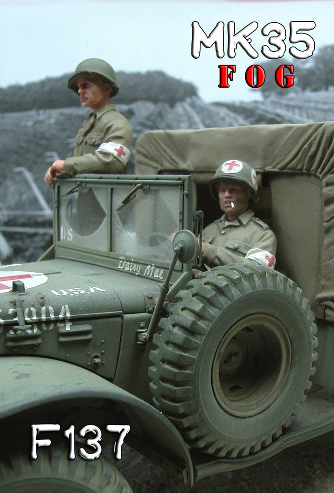 MK35 FoG models 1/35 Scale WW2 American US Dodge crew members 2 figures