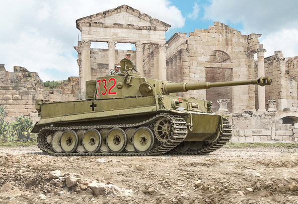 Italeri 1/35 scale MILITARY WW2 German Pz. Kpfw. VI Tiger I Ausf. E/H1 tank model kit