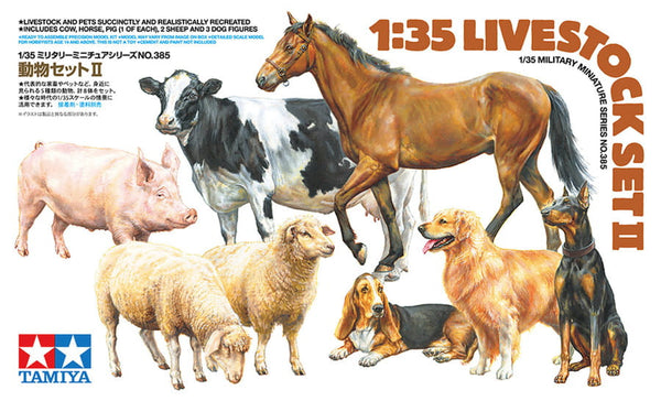 Tamiya 1/35 Livestock Set II farm animals diorama accessories