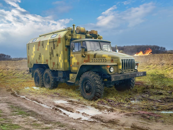 ICM 1/72 URAL-43203, Military Box Vehicle of the Armed Forces of Ukraine