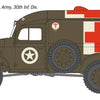 Italeri 1/35 scale MILITARY WW2 US Dodge WC54 Ambulance model kit