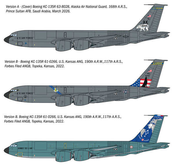 Italeri 1/72 AIRCRAFT KC-135 R/FR Stratotanker Aerial Refulling Aircraft