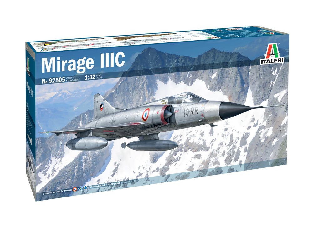 Italeri 1/32 AIRCRAFT Dassault Mirage IIIC Interceptor Aircraft