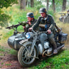 Zvezda 1/35 scale WW2 German WWII Zuendapp K800 Motorcycle with Sidecar & Crew