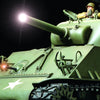 TAMIYA R/C TANK - 1/16 WW2 SHERMAN DMD WITH OPTION KIT