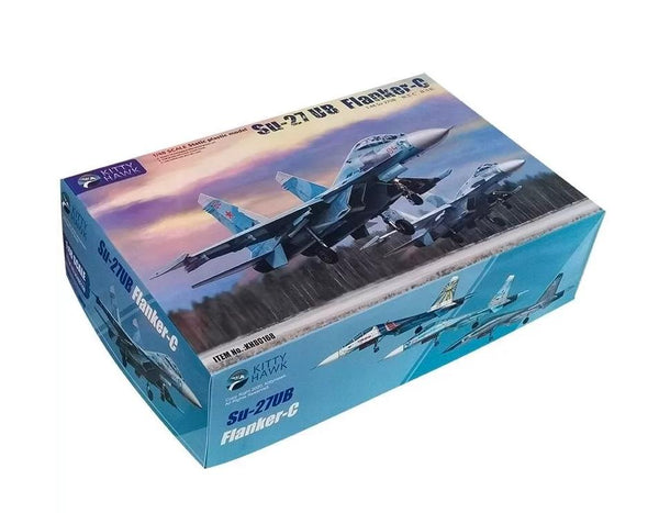 Kitty Hawk 1/48 Scale Su-27UB Flanker-C aircraft Model Kit