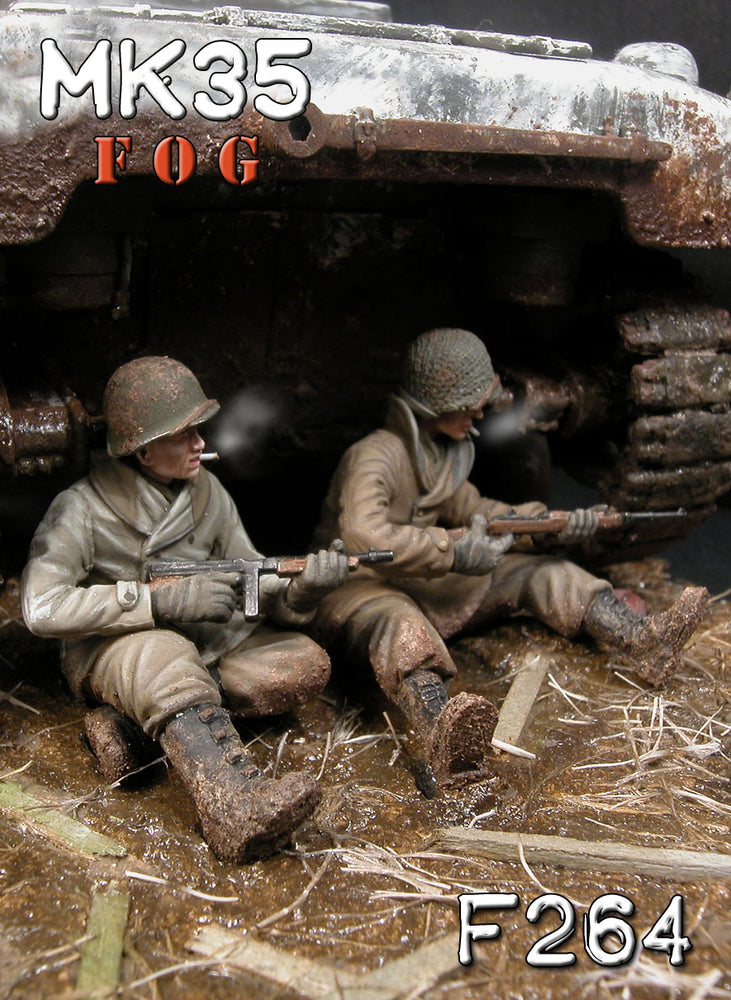 MK35 FoG models 1/35 scale resin model kit WW2 US GI's Ardennes 1944-45