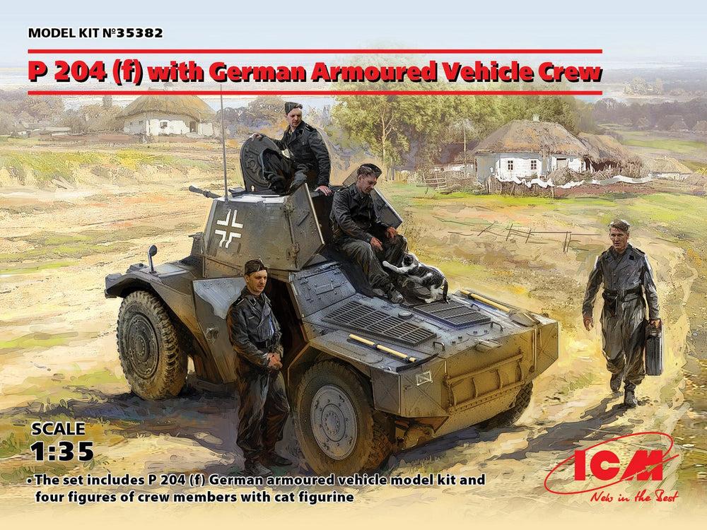 ICM 1/35 WW2 P 204 (f) with German Armoured Vehicle Crew