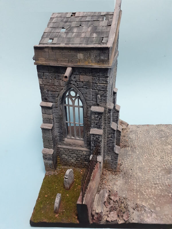 FoG Models 1/35 scale Diorama set “The Cathedral” Building and base 295mm x 295mm