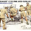Bronco Models 1/35 Scale WW2 British 17 Pdr 25 Pdr Anti-tank Gun Crew Set