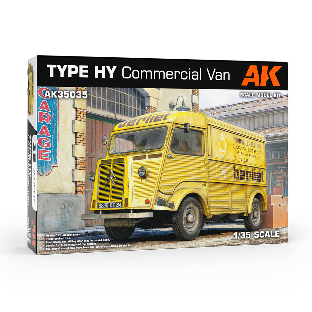 AK Interactive 1/35 Scale Model Kit Citroen Type HY Commercial Van