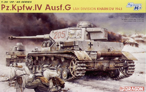 Dragon 1/35 WW2 GERMAN Pz.Kpfw.IV Ausf G LAH Division Kharkov 1943