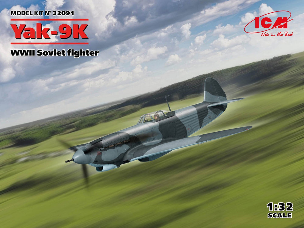 ICM 1/32 Yak-9K, WWII Soviet Fighter Plane