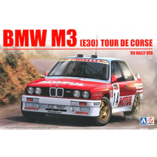 BEEMAX 1/24 CAR BMW M3-E30 tour de corse 1989 "motul" #9