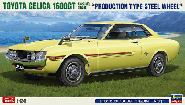 Hasegawa 1:24 Toyota Celica 1600GT With Steel Wheels Kit