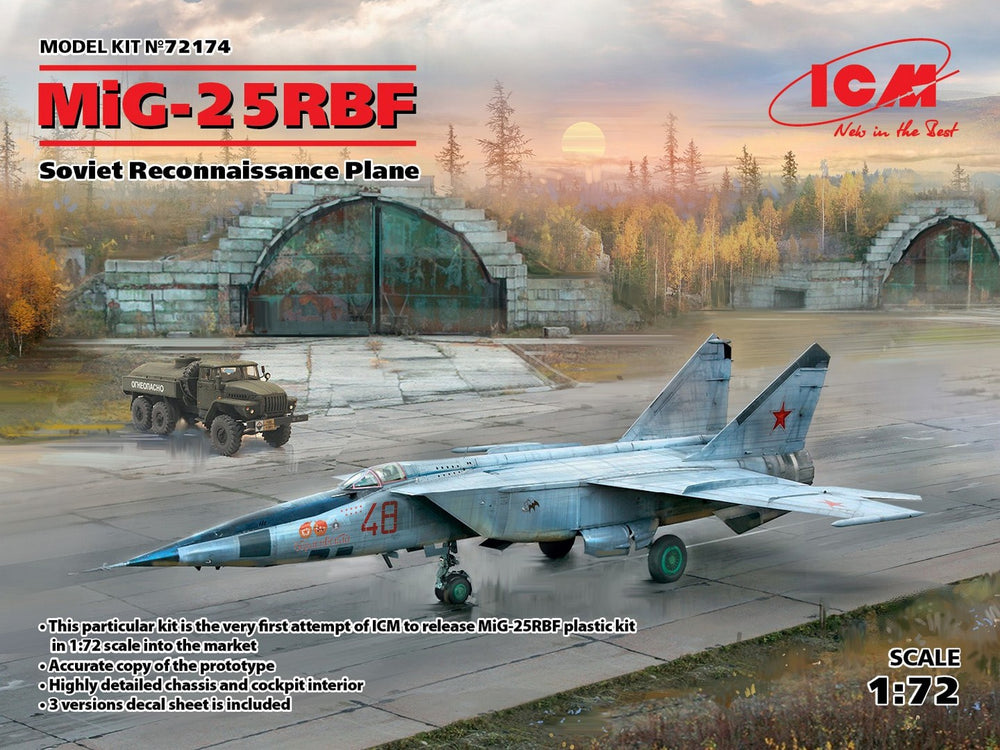 ICM 1/72 MiG-25 RBF, Soviet Reconnaissance Plane