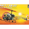 Italeri 1/72 Scale Ah.1/Ab-47 helicopter model kit