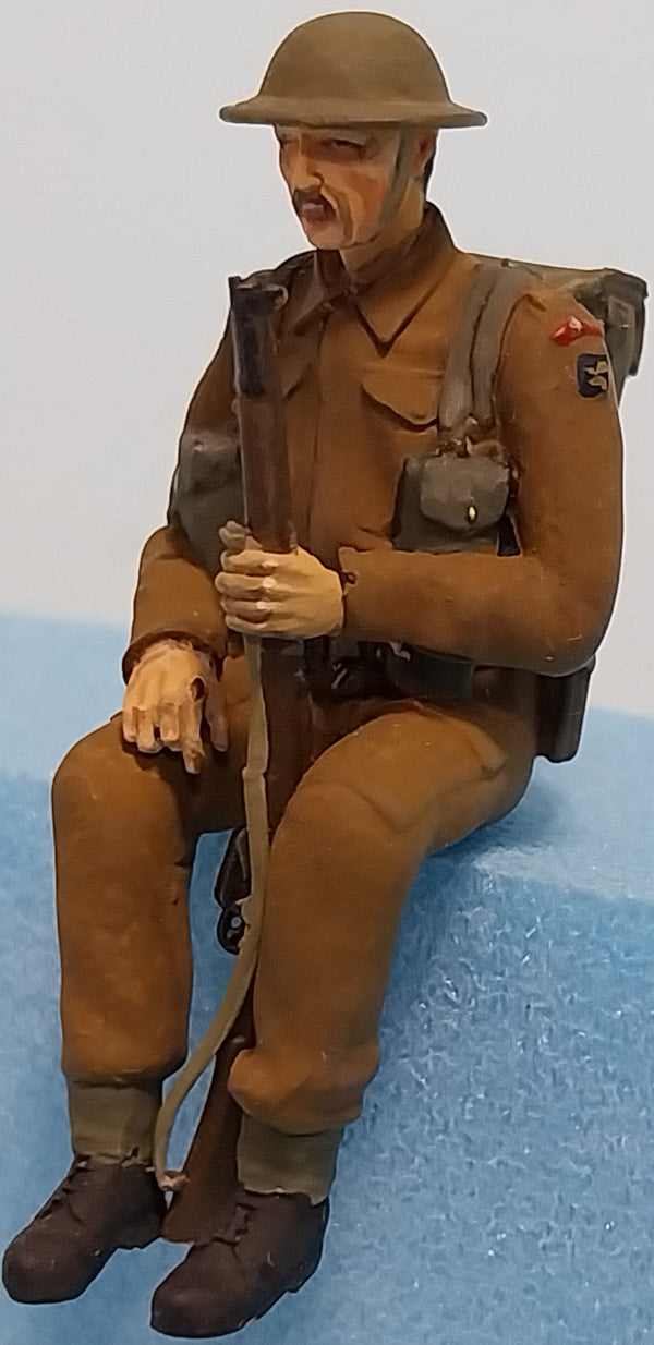 Homefront 1/35 scale WW2 British Infantry sitting #6